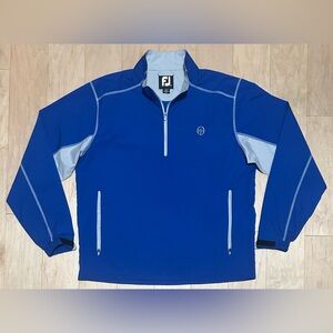 FootJoy FJ Performance Golf Quarter Zip Pullover in Royal Blue Oglebay